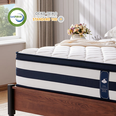 Resspry 14 Inch Gel Memory Foam Sprung Hybrid Mattress | Apex Collection